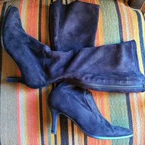 Black Stretch On Knee Length Boots from Kohls Great Condition!!!